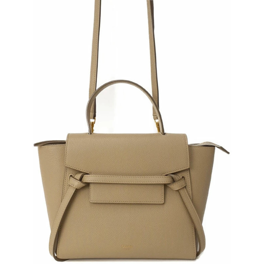 Celine Belt Bag 2way Crossbody Grained Calfskin Leather